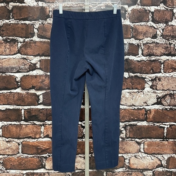 Everlane Pants Flat Front Blue Ankle Crop Size 8 - Picture 5 of 10